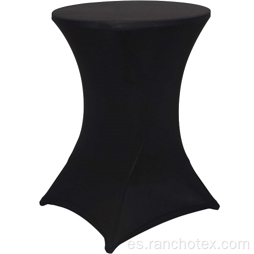 Hotel Stretch Fabric Spandex Cubierta de mesa sólida personalizada